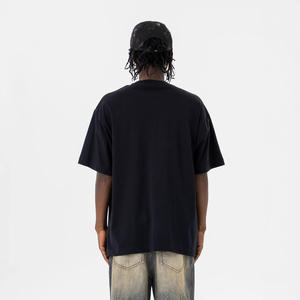 T-Shirt Estive di Alta Qualità Nuova Tendenza a Maniche Corte per Uomo e Donna 260 Grammi Stile Retrò Hip-Hop <span class=keywords><strong>Rap</strong></span> con Stampa Personalizzabile - Product Image 5