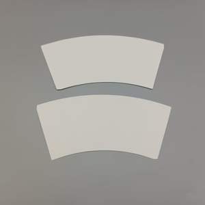 แก้วกระดาษเยื่อไม้ วัตถุดิบสำหรับทำแก้วกระดาษแบบใช้แล้วทิ้ง พิมพ์โลโก้ได้ตามต้องการ แก้วกระดาษสำหรับเครื่องดื่มร้อน กาแฟ - Product Image 2