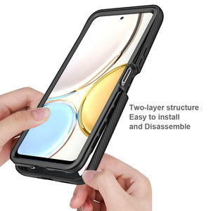 Coque intégrale en armure mince avec cadre avant, protection d'écran en PET pour Huawei <span class=keywords><strong>Honor</strong></span> <span class=keywords><strong>X7</strong></span>/X8/ X9 Magic 4 Lite, housse de téléphone robuste, 360 - Product Image 5