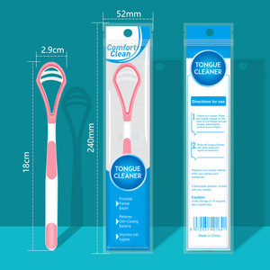 Cepillo de Doble Cara con Mango Cómodo, Limpiador de <span class=keywords><strong>Lengua</strong></span> de Silicona Profesional, Higiénico, Reutilizable <span class=keywords><strong>y</strong></span> Portátil para una Limpieza Profunda - Product Image 1