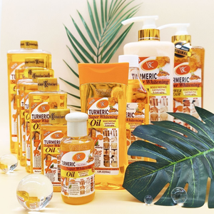 Produits éclaircissants de la série VSC au curcuma : crème, savon, huile, gommage, lotion corporelle pour éclaircir et hydrater la peau du visage et du corps. - Product Image 2