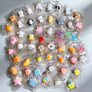 <span class=keywords><strong>Jeu</strong></span> de société micro-squishy en gros, jouet à presser mignon effet slime, figurines miniatures d'aliments et d'animaux, cadeau pour diffusion en direct - Product Image 1