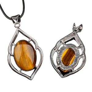 Collana speciale con ciondolo in pietra preziosa delicata in metallo placcato oro ciondoli di cristallo moda gioielli da donna regalo personalizzato per le vacanze - Product Image 4