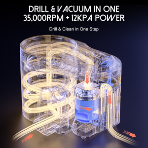 מיני קטן נייד מסמר נוח שואב אבק עמיד חזק מניקור עמיד - Product Image 2