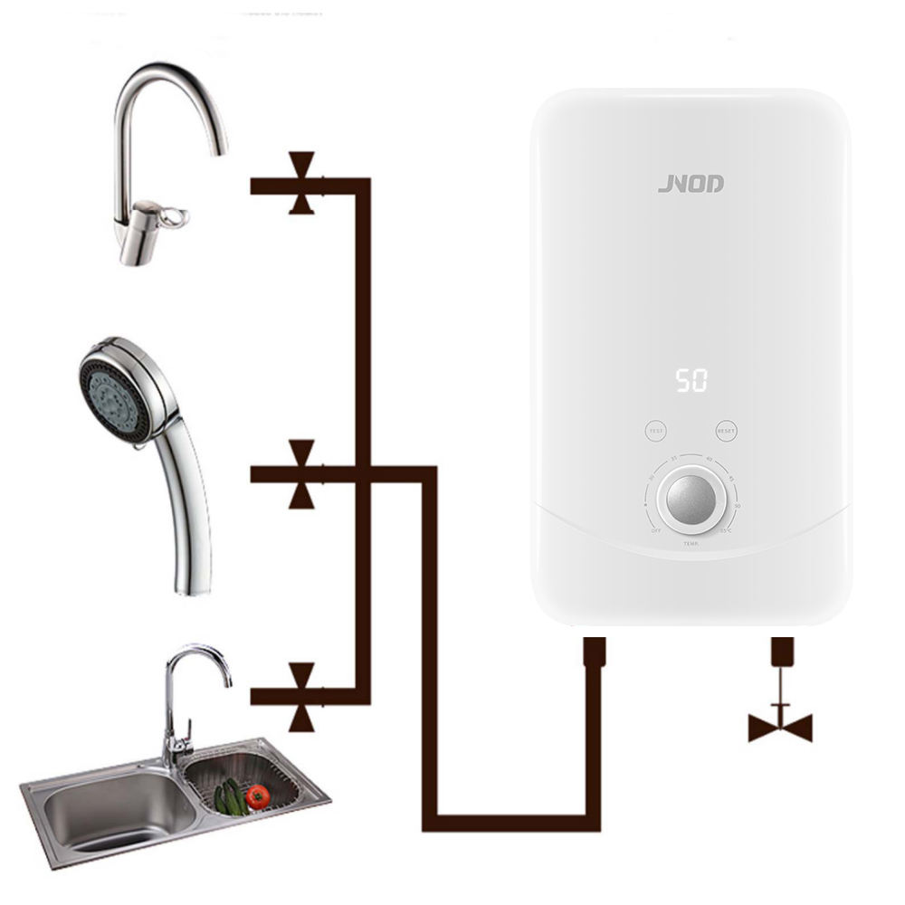 Shower Water Heaters Knob Control Instant Water Heater Electric  Geyser Water Heaters