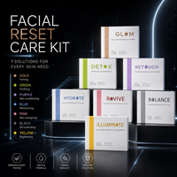 Kit de soins du visage non invasifs pour appareil de spa à capsules d'oxygénation 3 en 1, exfoliation et oxygénation