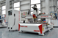 Routeur CNC professionnel 1325 à 3 axes ATC pour le bois avec la meilleure marque de contrôleur chinoise Syntec