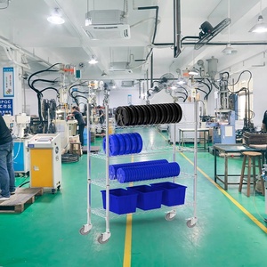 Chrome mạ carbon thép di chuyển có thể tháo rời 4-bánh xe Kệ <span class=keywords><strong>Rack</strong></span> với ba/bốn/năm lớp cho hộ gia đình nhà bếp lưu trữ - Product Image 6