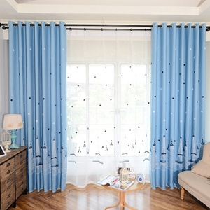 Castle Design Sky Blue 100% poliestere tenda natalizia <span class=keywords><strong>per</strong></span> il soggiorno dei <span class=keywords><strong>bambini</strong></span> - Product Image 3