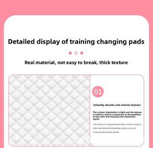 แผ่นรองปัสสาวะสุนัข8ชั้นหนาพิเศษแผ่นฝึกสุนัขแบบใช้แล้วทิ้งป้องกันการรั่วสำหรับสุนัขตัวเล็ก - Product Image 4