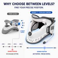 Dispositif de traction cervicale BOAN, pression d'air réglable, support en plastique, électrique, certifié CE, pour importateurs de commandes en gros, directement de l'usine