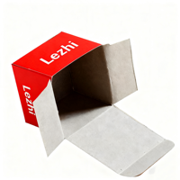 Chine personnalisé Oem Design impression pas cher enduit 300 G blanc gris papier carton craie boîte d'emballage avec impression de logo