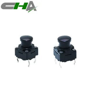 Interruptor tátil CHA 8x8mm Cabeça de cogumelo à prova d'água