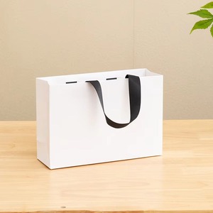 Lüks takı alışveriş seçim küçük boy mat siyah Kraft kağıt torba doğrudan üretici tarafından sağlanan özelleştirilebilir LOGO - Product Image 6