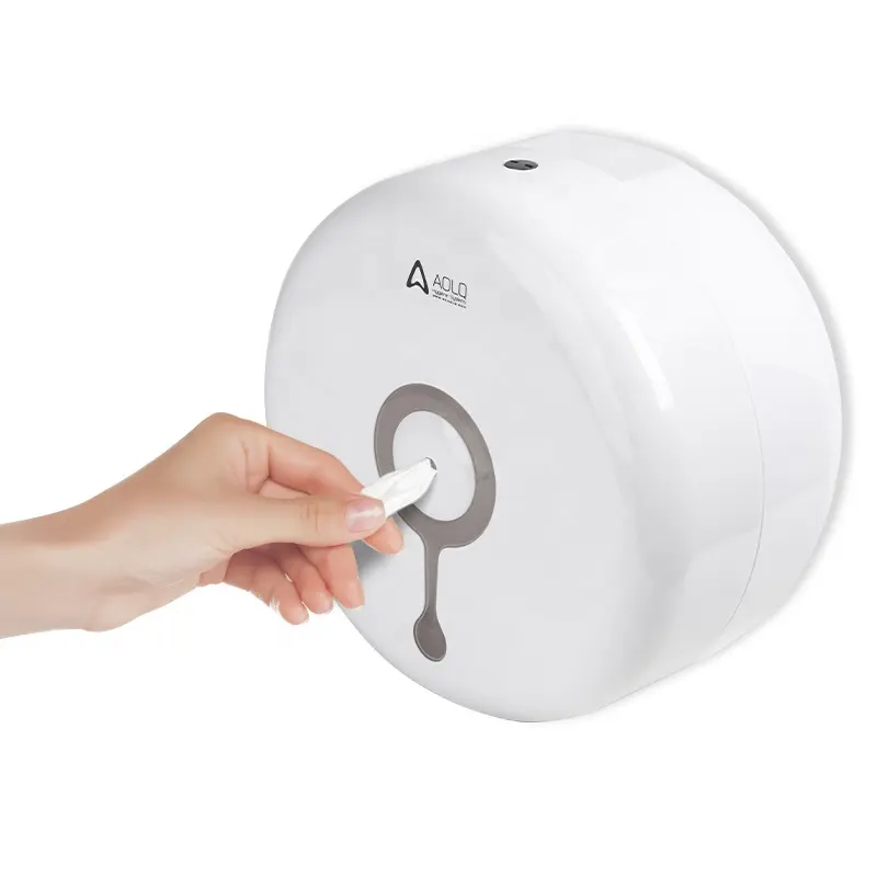 Dispenser di carta igienica con supporto per carta igienica con supporto centrale in ABS a parete intelligente