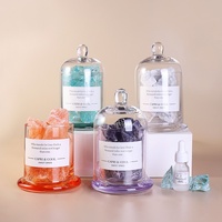 Pierres Diffuseuses en Cristal pour Huiles Essentielles d'Aromathérapie, Parfum Durable Sans Flamme pour la Maison et l'Intérieur