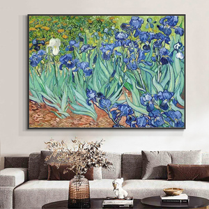 Mintura, lienzo grande hecho a mano, obra <span class=keywords><strong>de</strong></span> arte personalizada, pintura al óleo famosa <span class=keywords><strong>de</strong></span> Vincent <span class=keywords><strong>Van</strong></span> <span class=keywords><strong>Gogh</strong></span>, imagen <span class=keywords><strong>de</strong></span> pared para el hogar con diseño Floral - Product Image 2