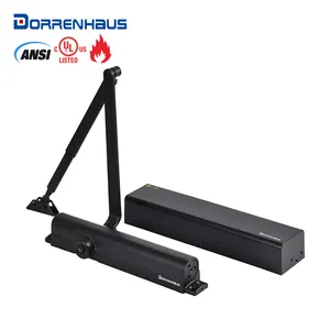 DORRENHAUS D8000 UL Listed Heavy Duty Size Adjustable Commercial Overhead Door Closer With Steel Arm