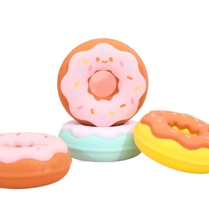 Borrador de TPR en forma de donut de dibujos animados lindo para niños estudiante de escuela creativa niños Borrador de lujo suministros de papelería al por mayor - Product Image 1