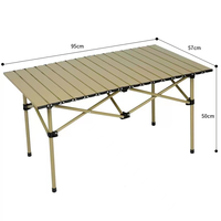 Table Portable de Camping Pas Cher Extérieur Carton Acier Pique-Nique Portable Tables Extérieures Pliantes Mobilier de Camping Tables de Pique-Nique