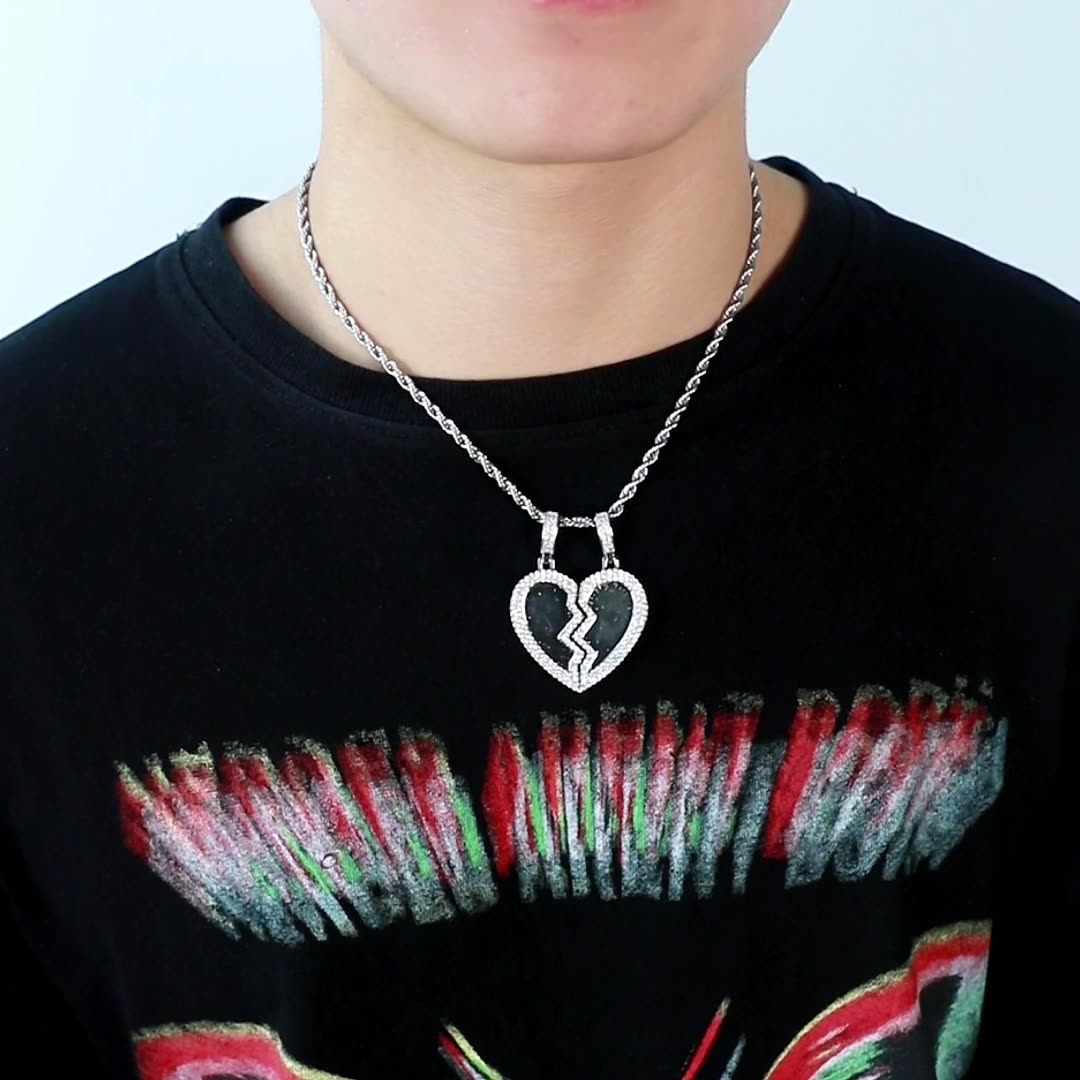 Silver with two chain