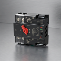 Commutateur de transfert automatique (ATS) 100A 2P de qualité PC Q4-125/2P(G) pour énergie solaire et alimentation double réseau, inverseur automatique AC220V