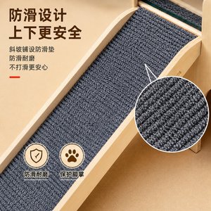 Villa de madera maciza para hámster, rampa antideslizante, casa para mascotas pequeñas, forma rectangular, para juguetes y suministros para hámster - Product Image 1