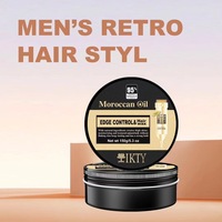 Étiquette personnalisée 150g de cheveux d'argan et de kératine forte tenue marque privée contrôle des bords pour les femmes