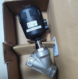 วาล์วแบบมุมตั้ง Burkert รุ่นดั้งเดิม 00178693 DN40 เกลียวเกลียว SS316 ซีล PTFE สำหรับน้ำ ไอน้ำ และสารเคมี - Product Image 2