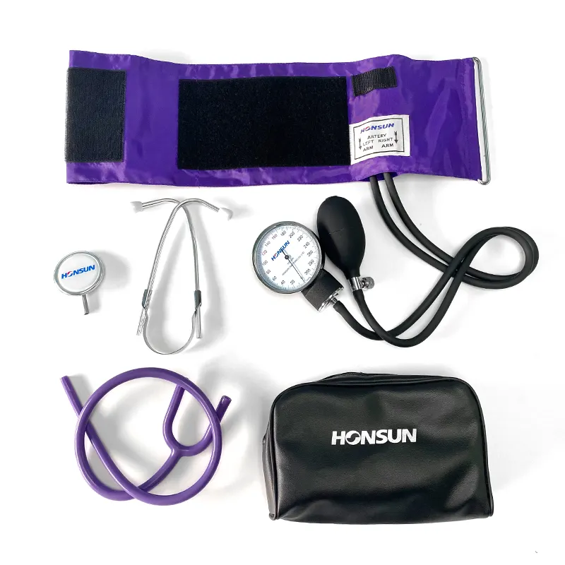 Kit sfigmomanometro aneroide professionale del prodotto di sanità di HONSUN HS-50E con il grande manometro per l'adulto
