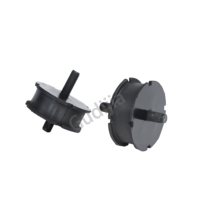 Pièces de compacteur routier à prix de gros 1542-43001-0 Amortisseur anti-vibration en caoutchouc naturel pour rouleau SAKAI Noir
