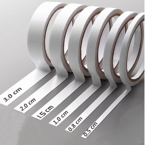 Nastro <span class=keywords><strong>Biadesivo</strong></span> Traslucido Impermeabile in Carta Velina con Adesivo Acrilico per Incollaggio - Product Image 1