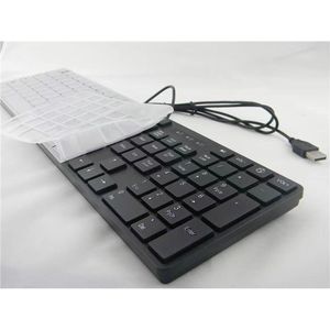 908 Chocolate Keyboard 61 <b>Keys</b> <b>USB</b> Wired Membrane With Keyboard Cover For Desktop Use - Product Image 1