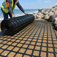 Géogrille biaxiale en PP pour chenilles de machines agricoles, haute résistance, durabilité et résistance à la traction élevée