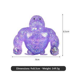 Wholesale Aurora Slow Rebound Decompression <b>Squeeze</b> Toy Trumpet Orangutan Pearl with Maltose Pinch Toys - Product Image 6