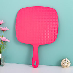 Wholesale High Quality <strong>Custom</strong> Logo Salon Handheld Cosmetic <strong>Mirror</strong> Large ABS Plastic Hand <strong>Barber</strong> Hair Care Makeup <strong>Mirror</strong> - Product Image 4