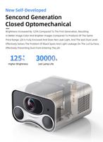 Fábrica de fabricación Proyector de tiro ultracorto 4K Pequeño proyector al aire libre Película Hd Lcd Proyector de bolsillo para el hogar Beamer