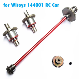 Eje de Transmisión Principal Central con Engranaje Diferencial <span class=keywords><strong>RC</strong></span> para Wltoys 124019 <span class=keywords><strong>124018</strong></span> 124016 124017 144001 1/12 1/14, Piezas de Mejora para Coches <span class=keywords><strong>RC</strong></span> - Product Image 4