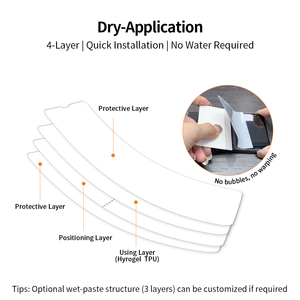 Miếng dán màn hình bảo vệ riêng tư chống nhìn trộm Provan Custom Hydrogen Matte HD trong suốt <span class=keywords><strong>TPU</strong></span> cho iPhone 16 Pro Max - Product Image 4