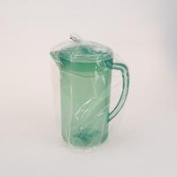Vente en gros moderne Grand pichet à eau glacée en plastique transparent de 2300ml avec couvercle Utilisation pour hôtel Verres écologiques
