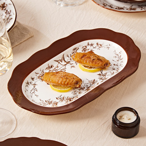 Vajilla de Cerámica Floral Retro <span class=keywords><strong>Romántica</strong></span> Francesa con un Diseño Magnífico para Comidas Familiares <span class=keywords><strong>y</strong></span> Cenas en Casa - Product Image 3