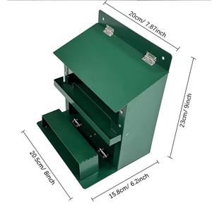 Mangeoire à écureuils d'extérieur à succès (nouveau style) - Conception en métal écologique pour le camping en forêt et l'alimentation des animaux sauvages - Product Image 2