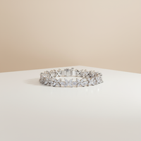 Bijoux personnalisés de haute qualité pour mariage, bracelet tennis en argent sterling 925 avec moissanite, breloques de bracelet, bracelets de créateur