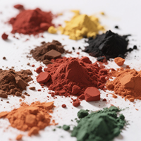 Pigment en oxyde de fer rouge 130 fe229, pour carreaux en caoutchouc
