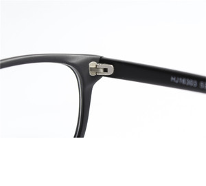 Vintage Noir Transparent Optique Montures De lunettes En Acétate Pour Hommes - Product Image 5