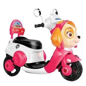 厂家新款热销卡通儿童玩具车电动儿童摩托车