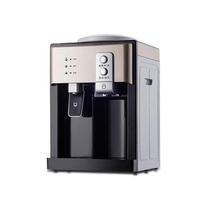 Desktop Water Dispenser Heating And Cooling Black And Gold Electric Plastic Housing For Home Office Use - Product Image 4