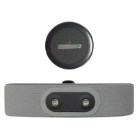 Capteur de fréquence cardiaque intelligent professionnel OEM pour le sport, avec bouton personnalisé, mesure de distance, ECG, ceinture HRM de remplacement, sangle conductrice personnalisée
