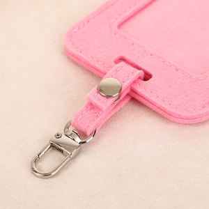 Nouvel étui en feutre pour cartes de travail, badges d'employés, documents officiels avec cordon de cou - Product Image 3
