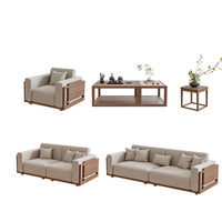 Collection de canapés en bois massif de noyer noir d'Amérique du Nord, design traditionnel chinois, robuste et durable, pour un salon de luxe